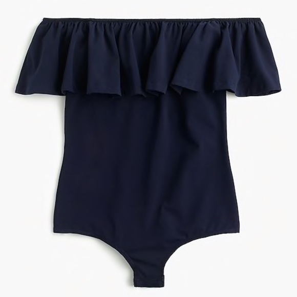 NWT J Crew Navy Bodysuit - Picture 2 of 6